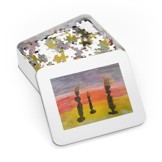 Shabbos Candles - Alumah Jigsaw Puzzle (30, 110, 500,1000-Piece)