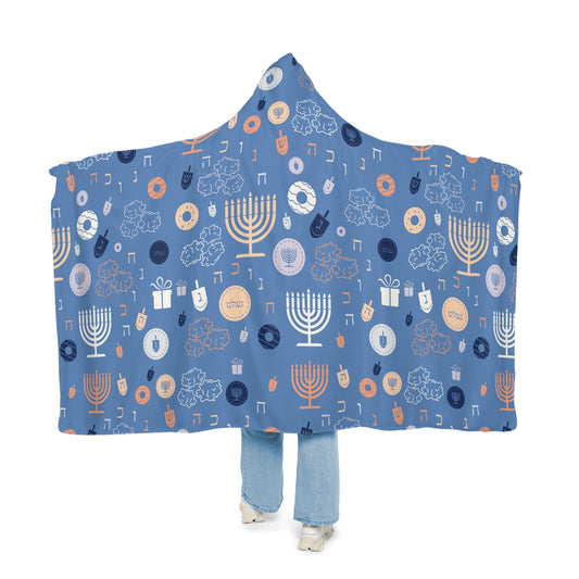 Blue Chanukah 5785 Snuggle Blanket