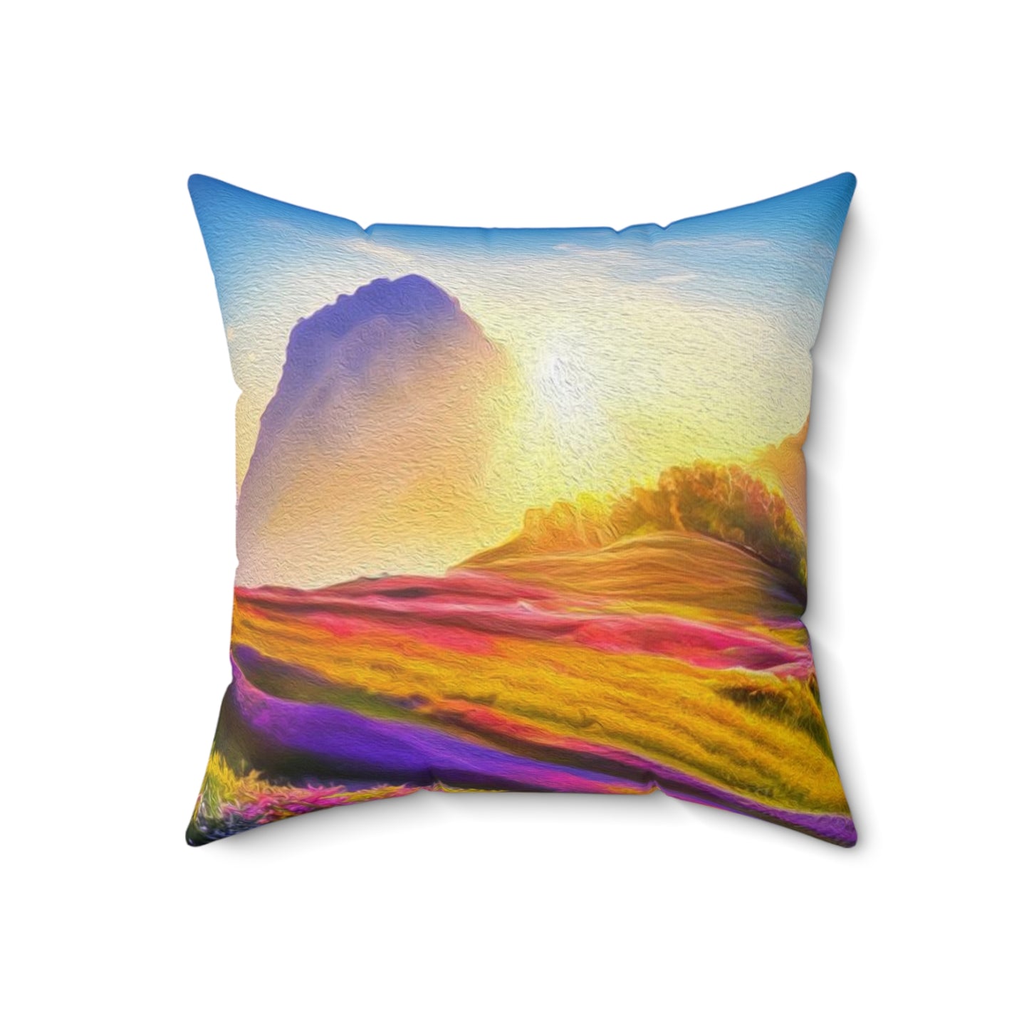 Bereishis - Faux Suede Square Pillow