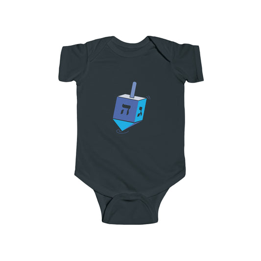 Blue Dreidel Infant Fine Jersey Bodysuit