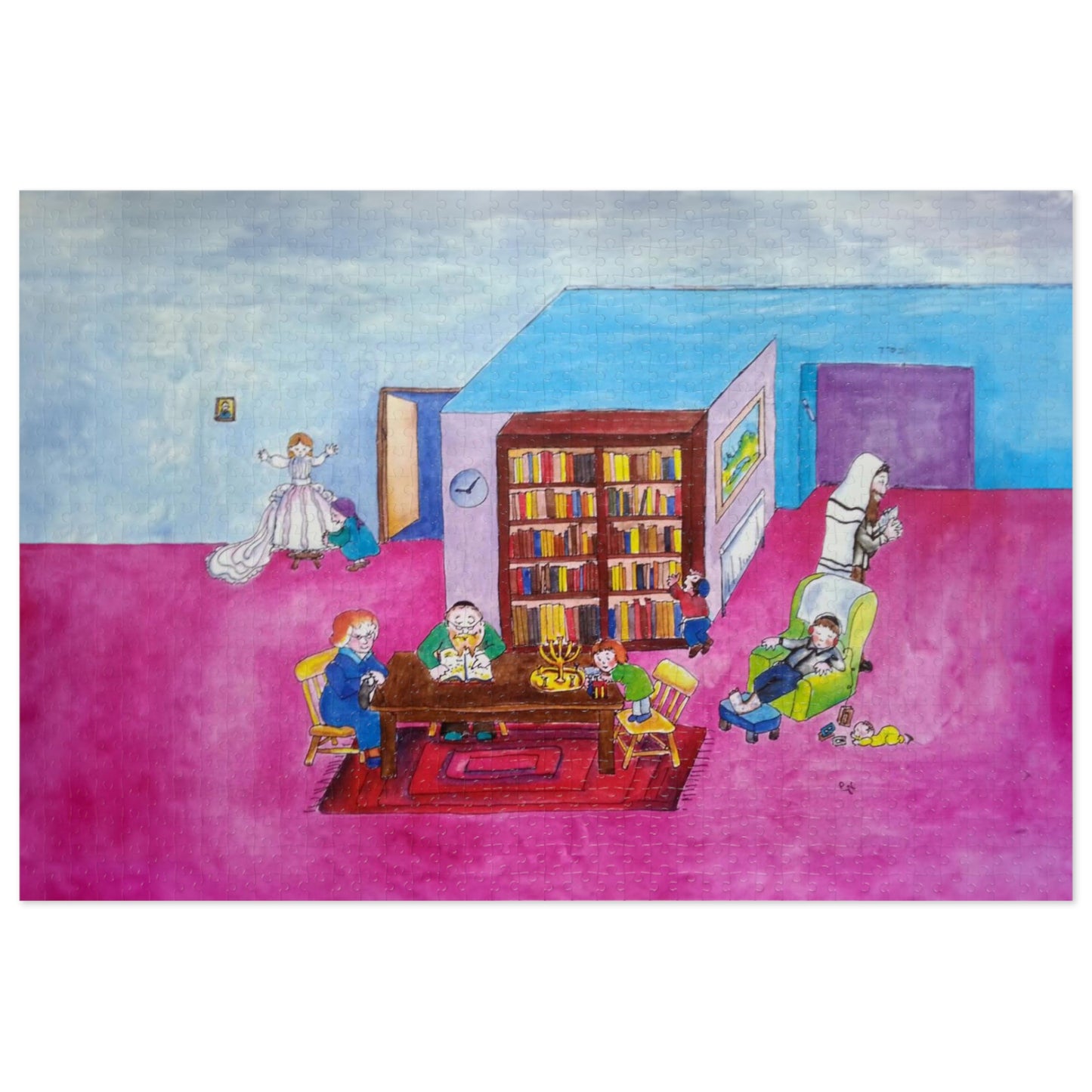 My Jewish Family Jigsaw Puzzle (30, 110, 500,1000-Piece)