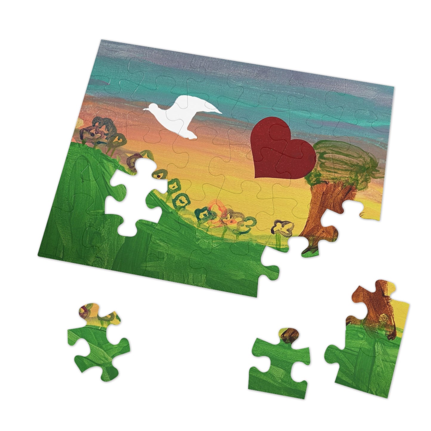 Sceanery Painting - by Alumah Jigsaw Puzzle (30, 110, 500,1000-Piece)