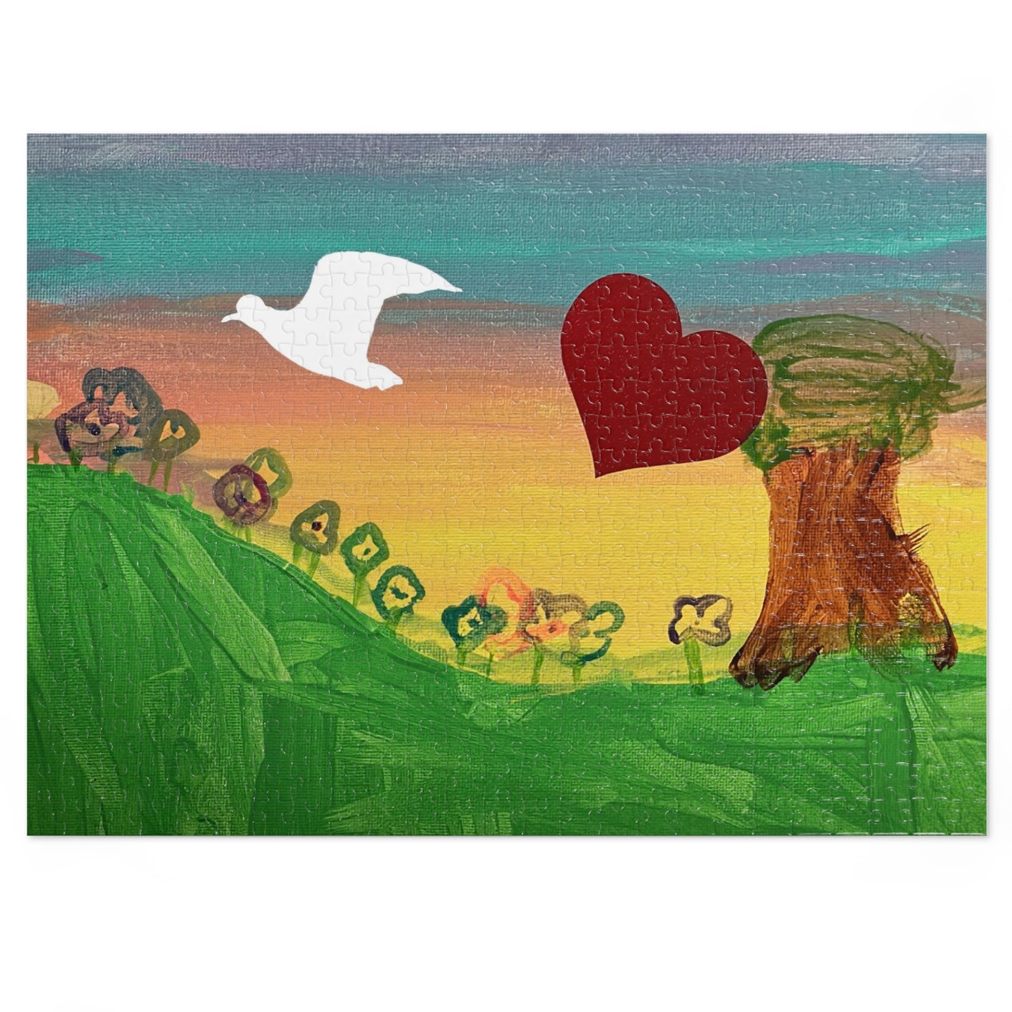 Sceanery Painting - by Alumah Jigsaw Puzzle (30, 110, 500,1000-Piece)