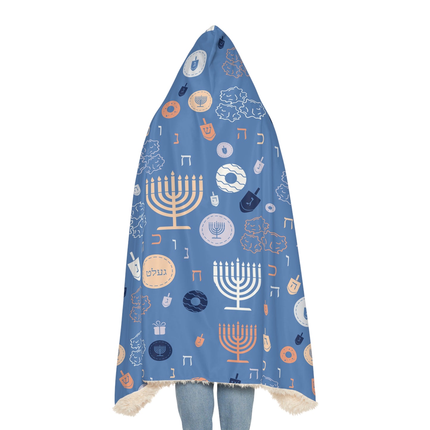 Blue Chanukah 5785 Snuggle Blanket