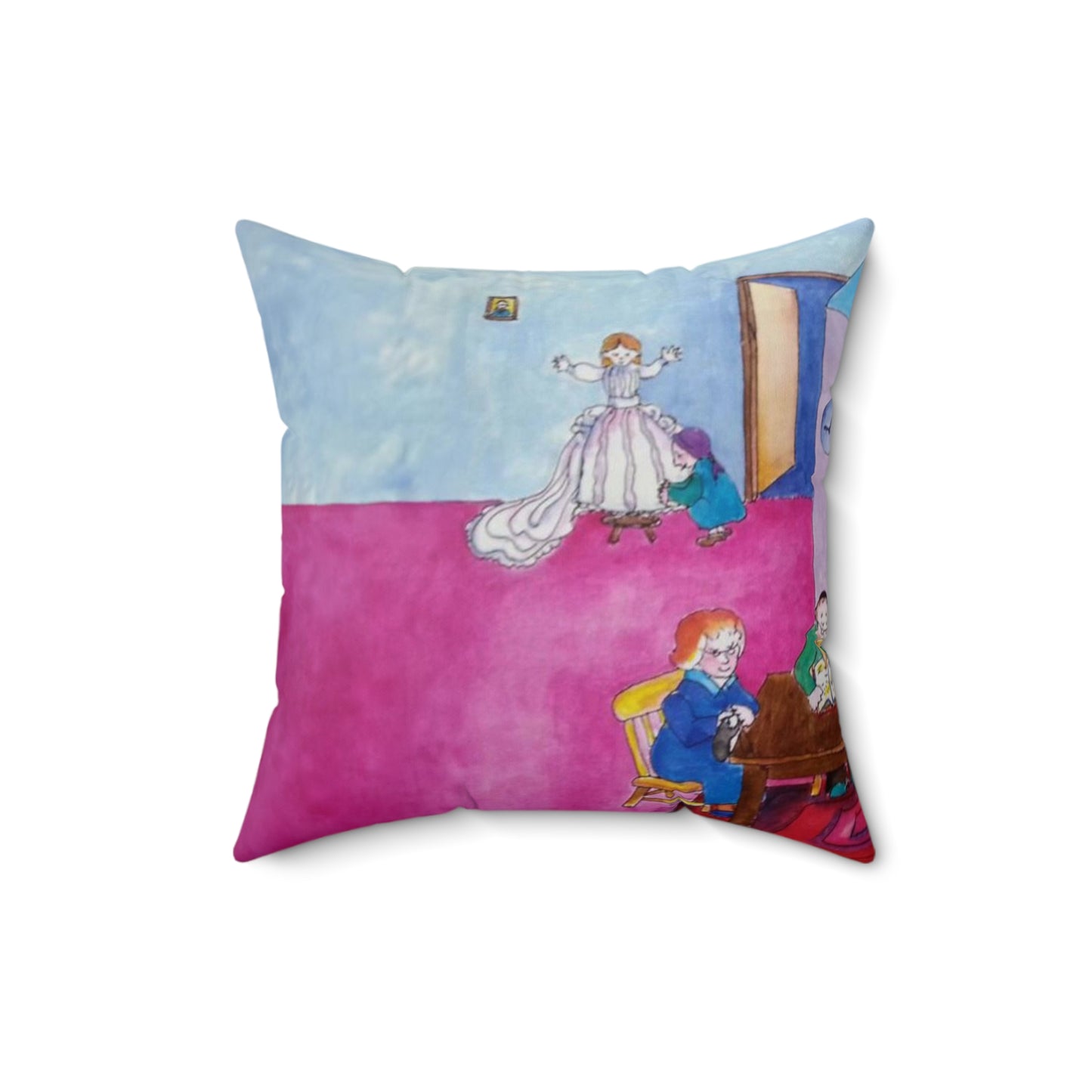 My Jewish Family - Faux Suede Square Pillow