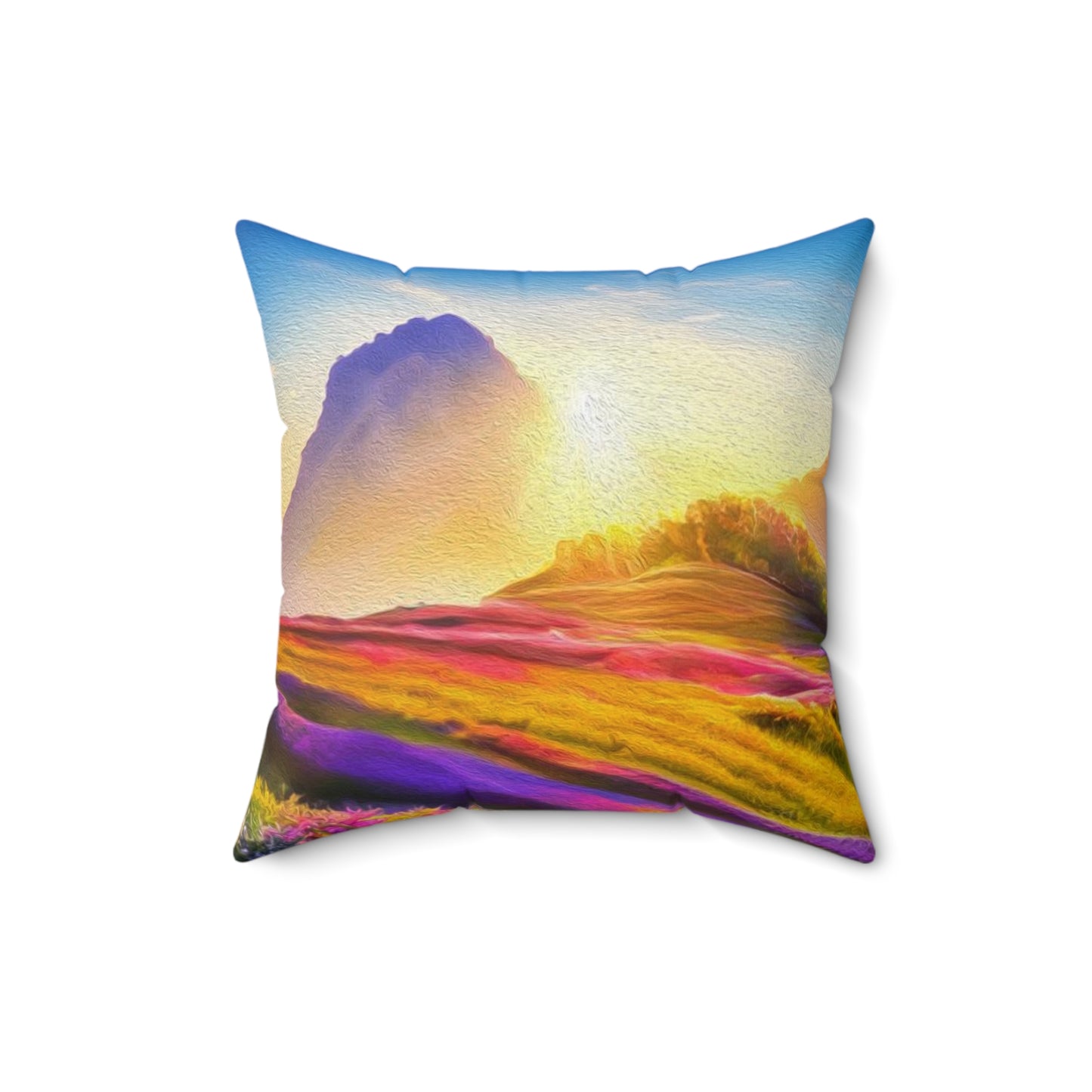 Bereishis - Faux Suede Square Pillow