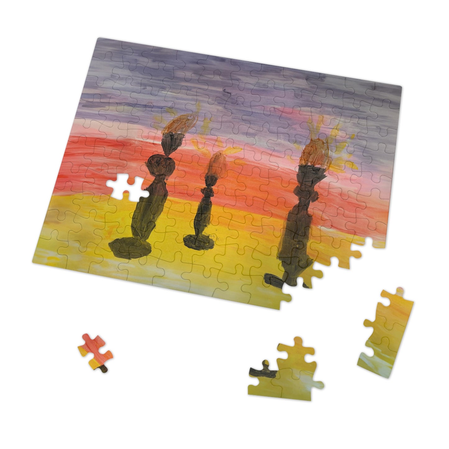 Shabbos Candles - Alumah Jigsaw Puzzle (30, 110, 500,1000-Piece)