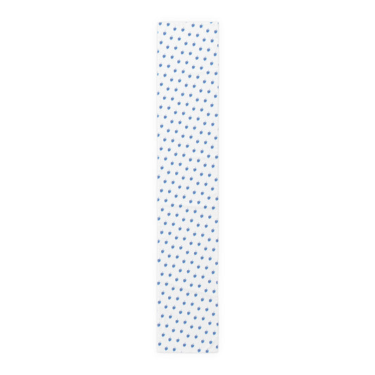 Blue Dreidel Table Runner (Cotton)