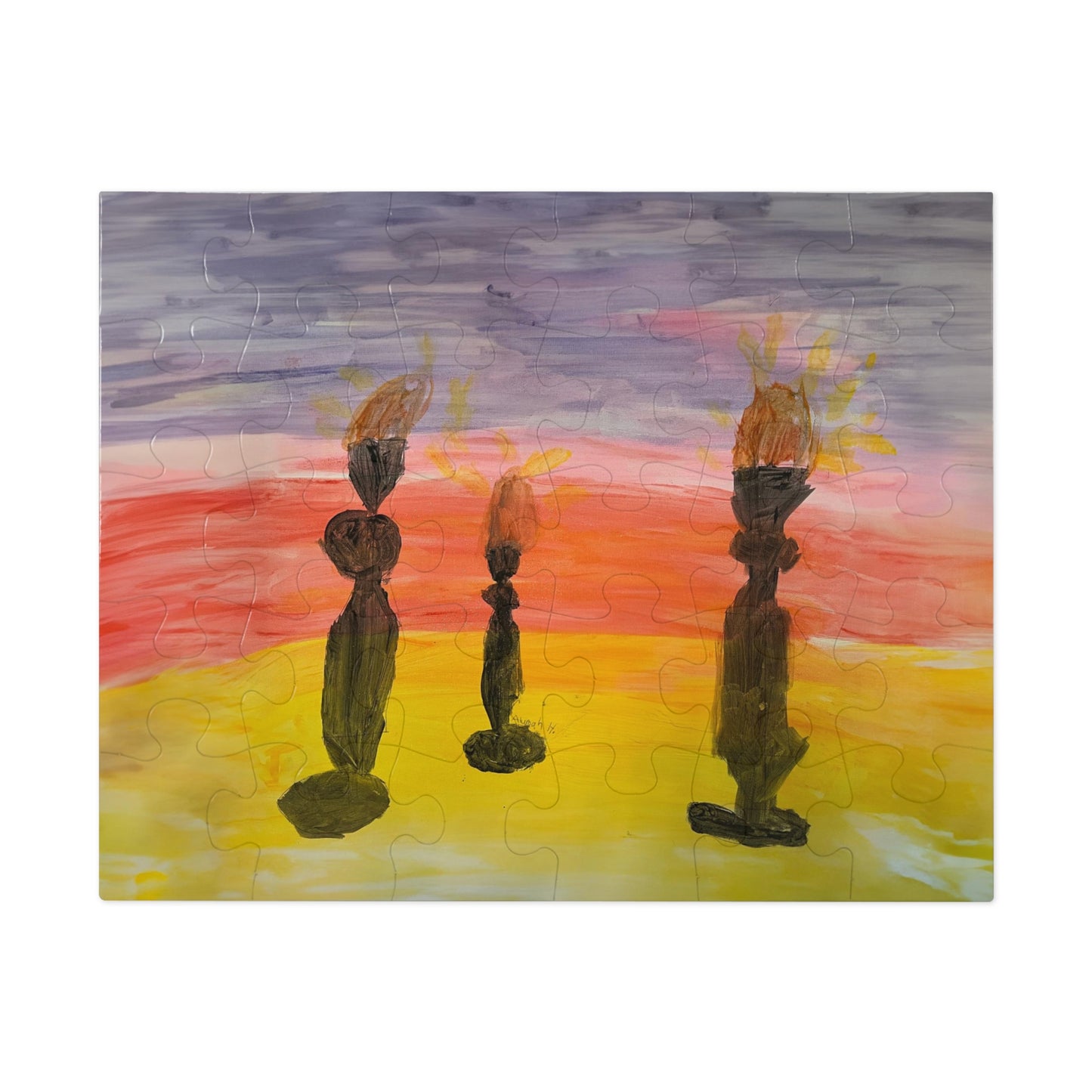 Shabbos Candles - Alumah Jigsaw Puzzle (30, 110, 500,1000-Piece)