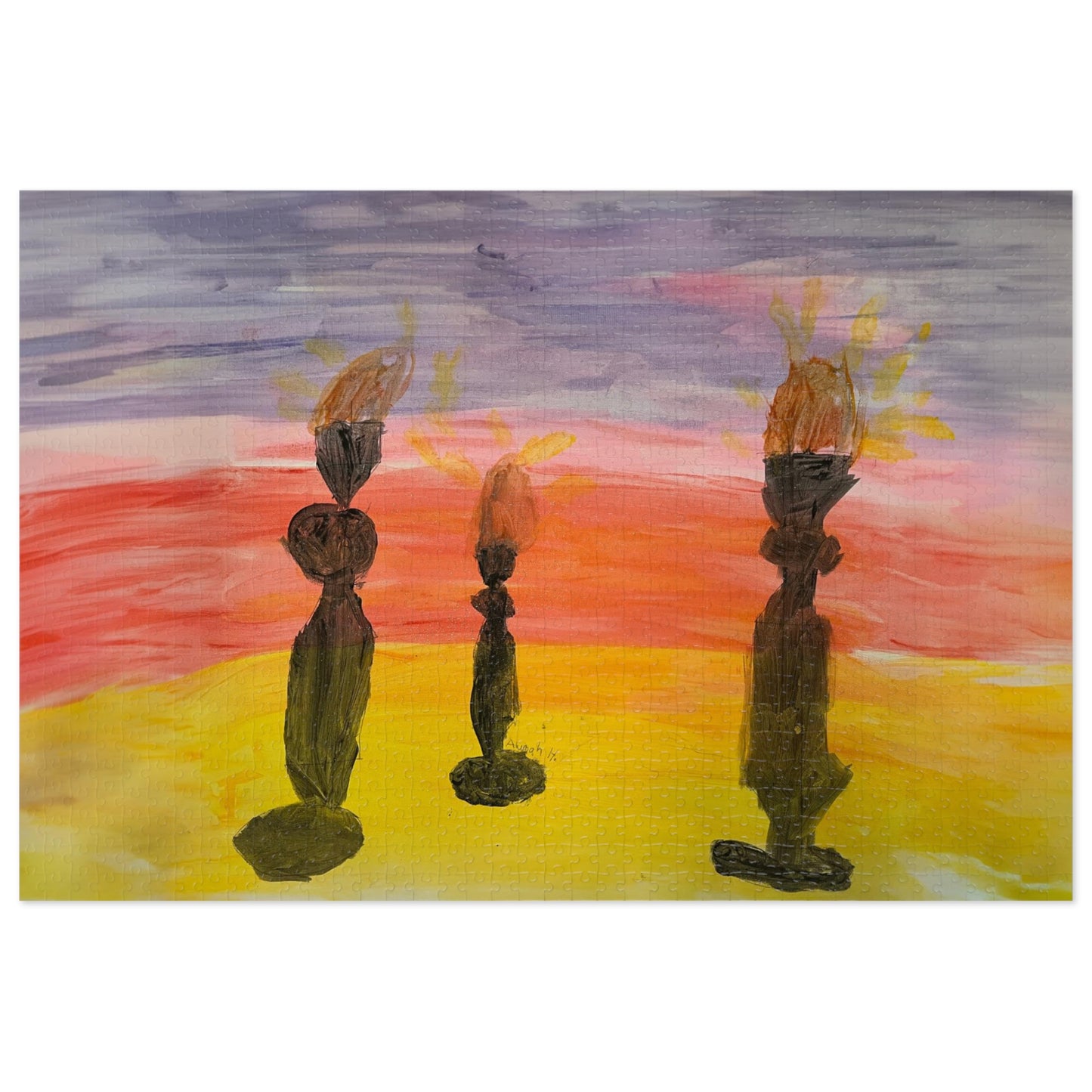Shabbos Candles - Alumah Jigsaw Puzzle (30, 110, 500,1000-Piece)