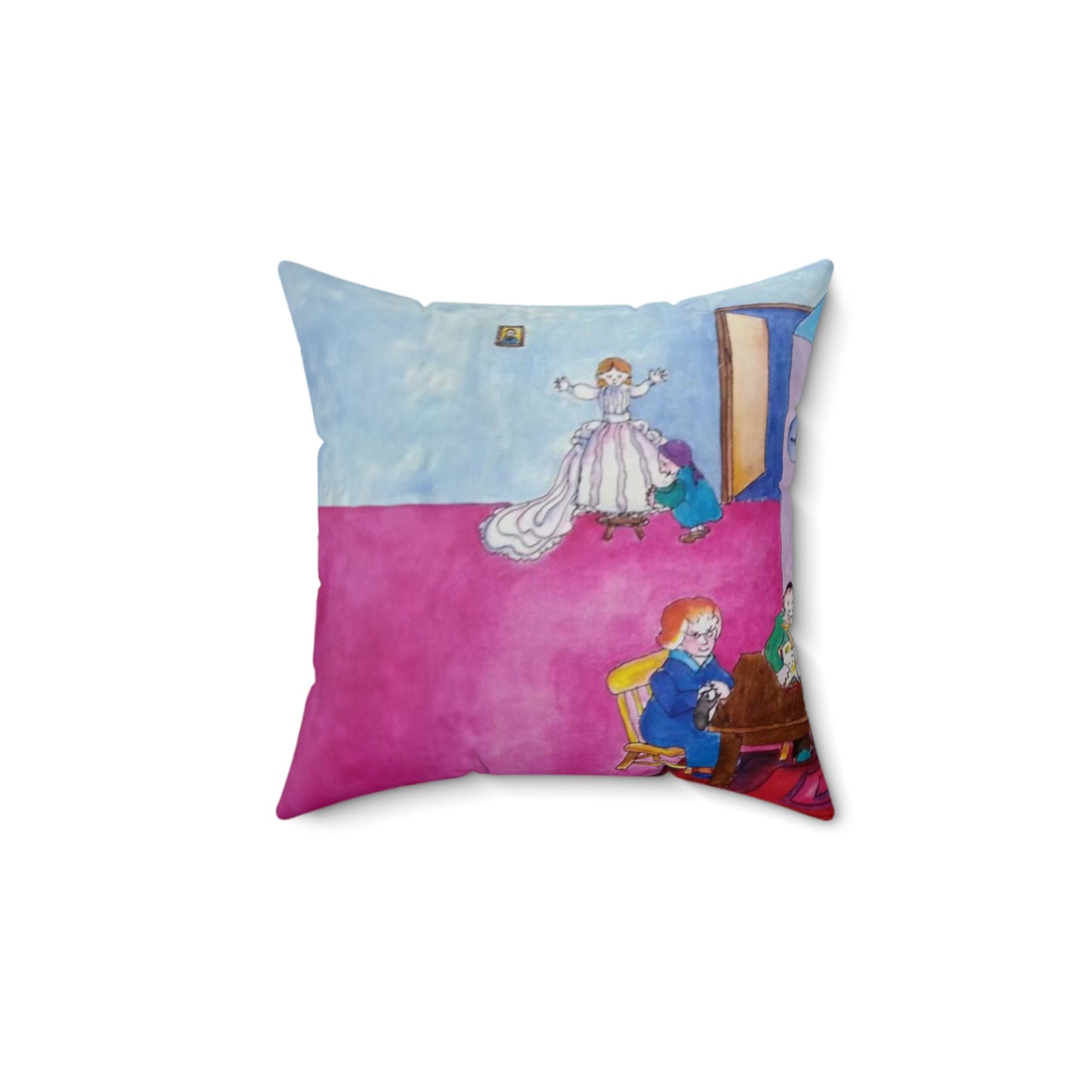 My Jewish Family - Faux Suede Square Pillow