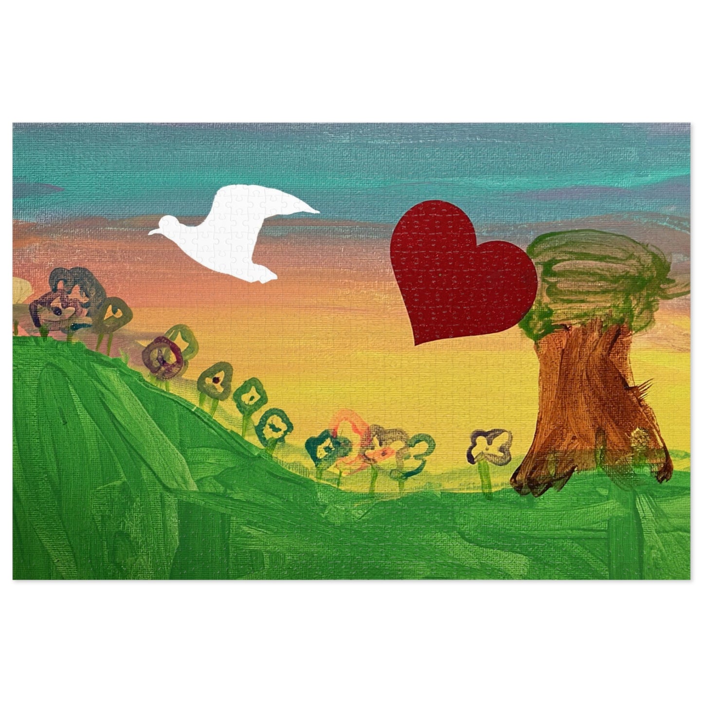 Sceanery Painting - by Alumah Jigsaw Puzzle (30, 110, 500,1000-Piece)