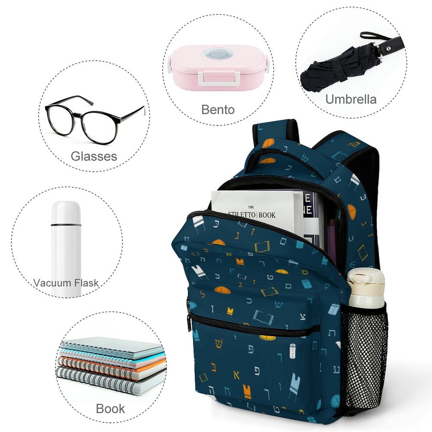 Mitzvah Boy Blue Children's Backpack