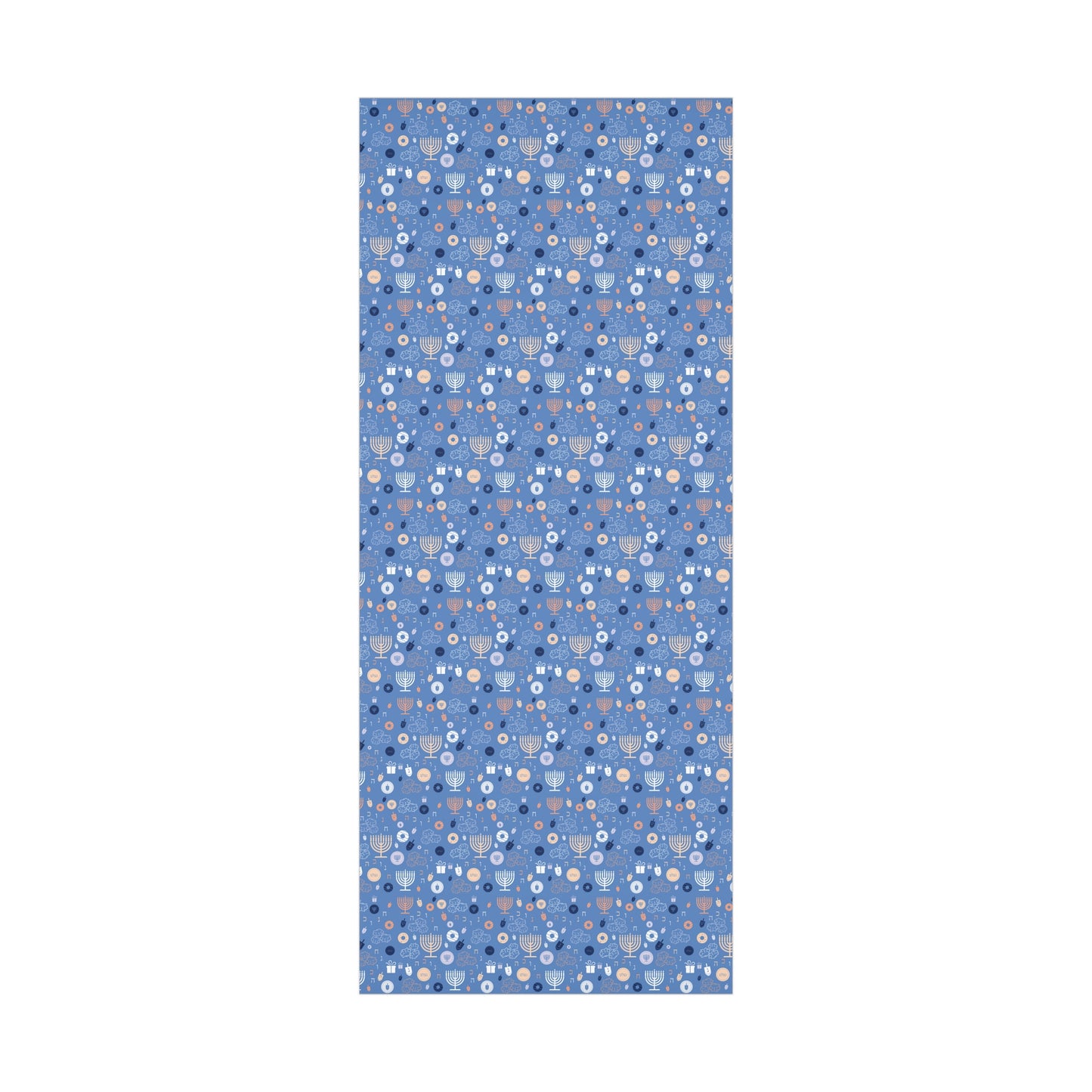 Blue Chanukah 5785 Gift Wrap Papers