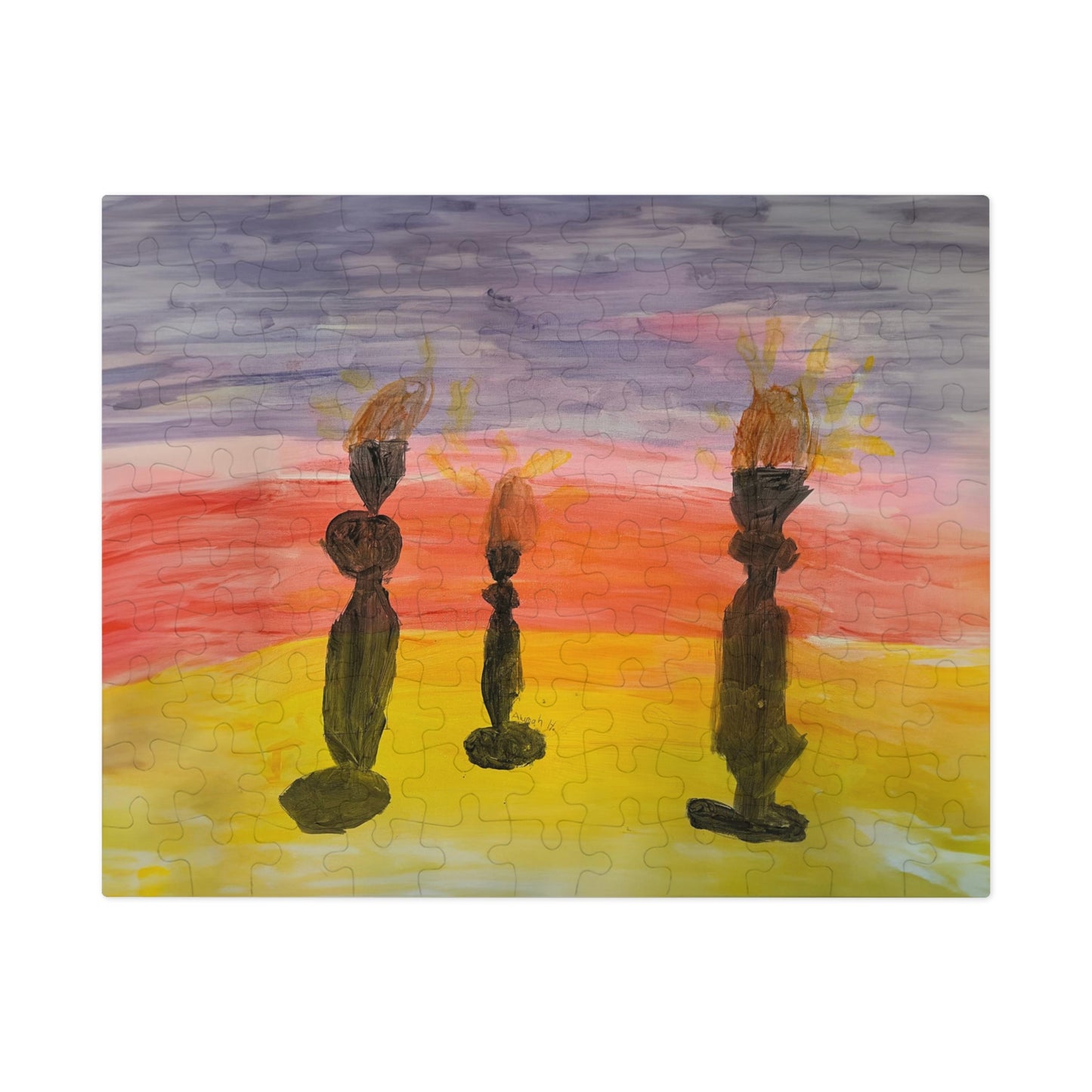 Shabbos Candles - Alumah Jigsaw Puzzle (30, 110, 500,1000-Piece)