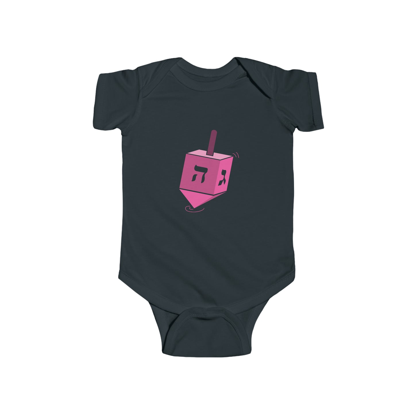 Pink Dreidel Infant Fine Jersey Bodysuit