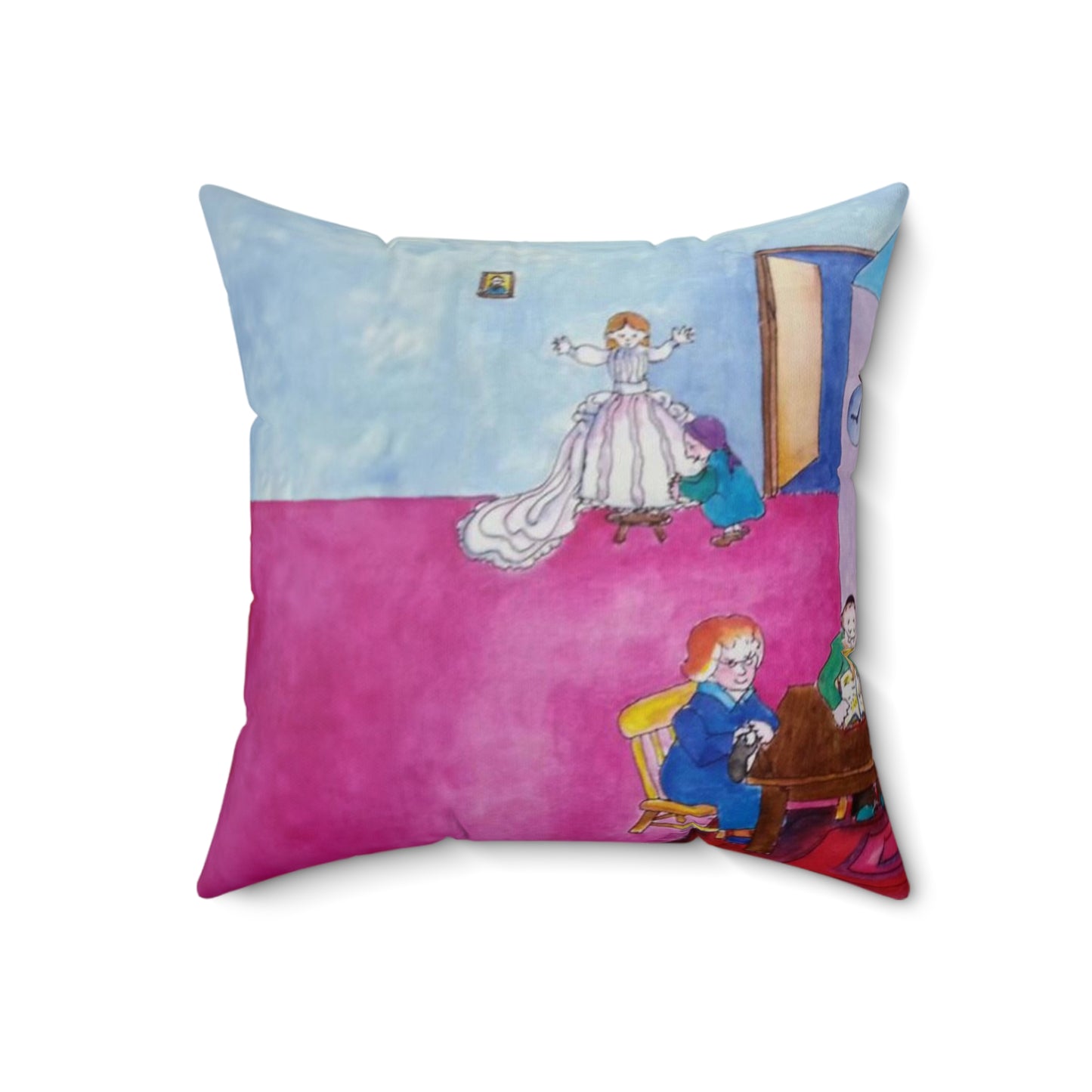 My Jewish Family - Faux Suede Square Pillow