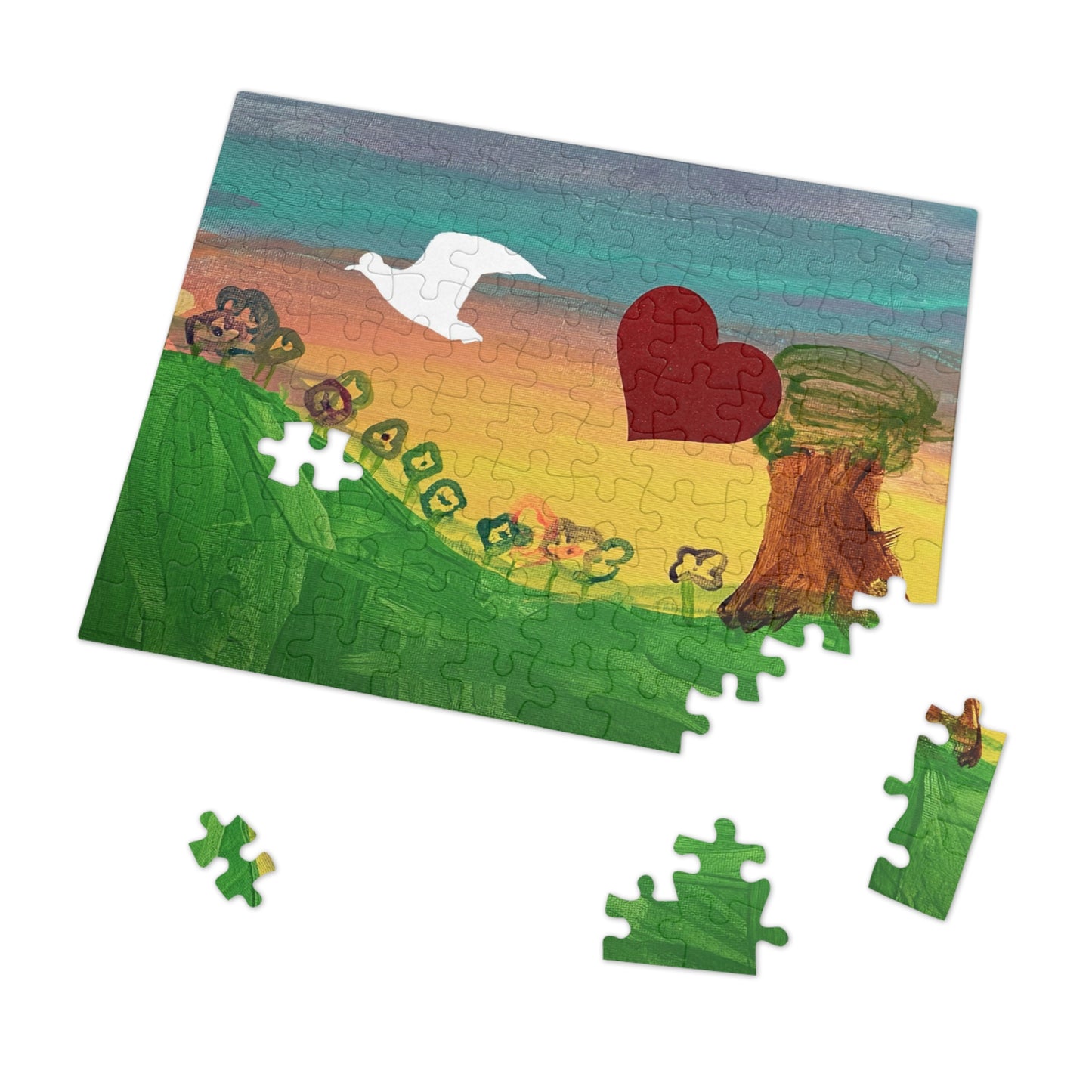 Sceanery Painting - by Alumah Jigsaw Puzzle (30, 110, 500,1000-Piece)