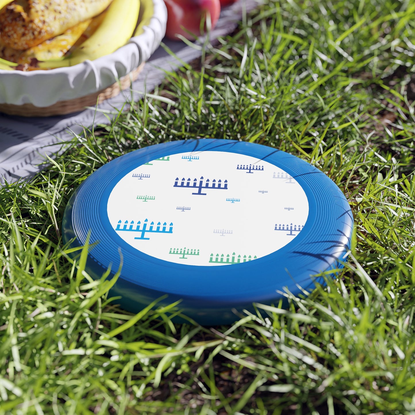 Menorah Chanukah Themed Wham-O Frisbee