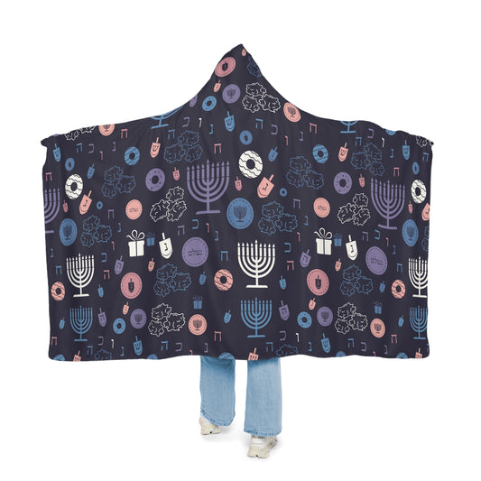 Warm Sunset Chanukah 5785 Snuggle Blanket