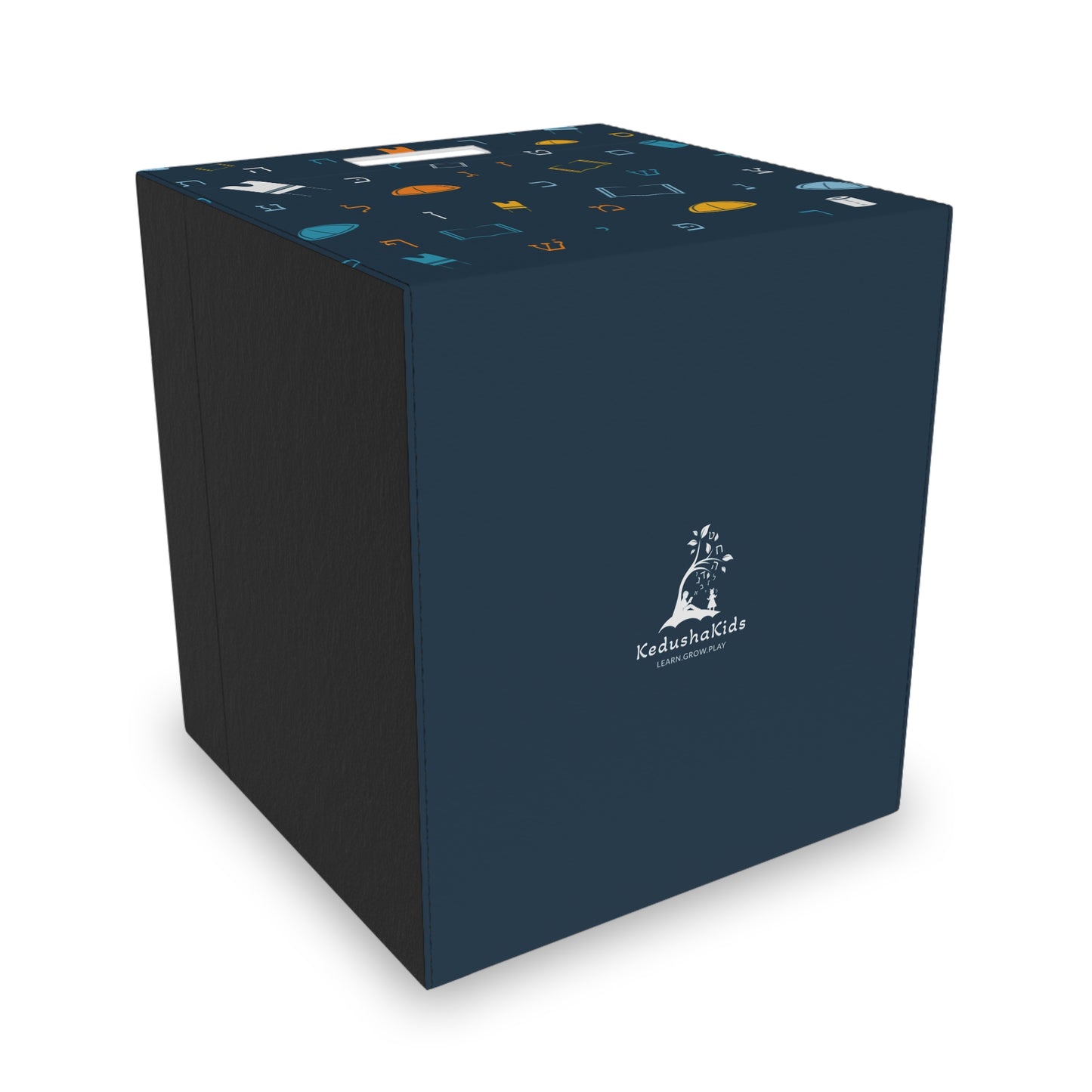 Mitzvah Boy Dark Blue Felt Storage Box