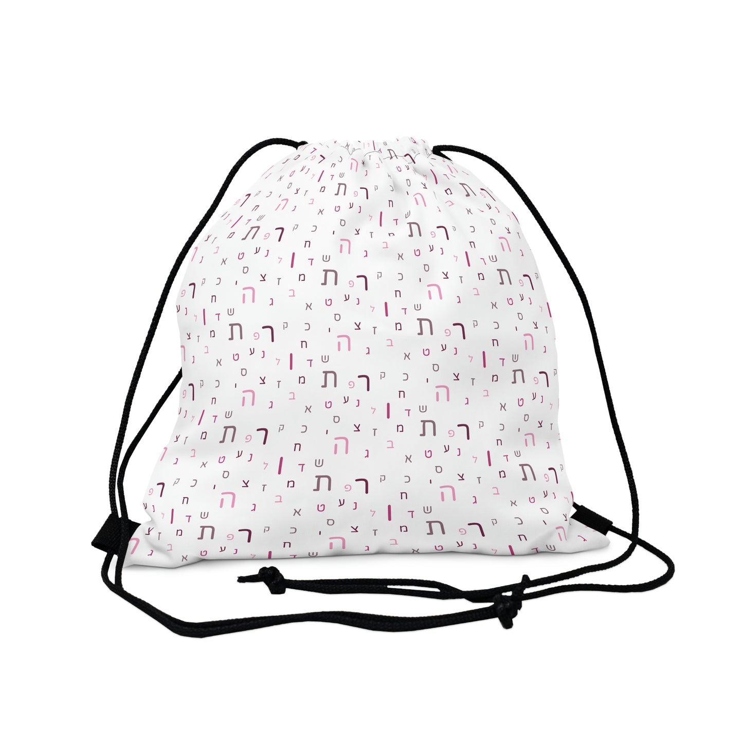 Pink White Aleph Beis Camp Bag