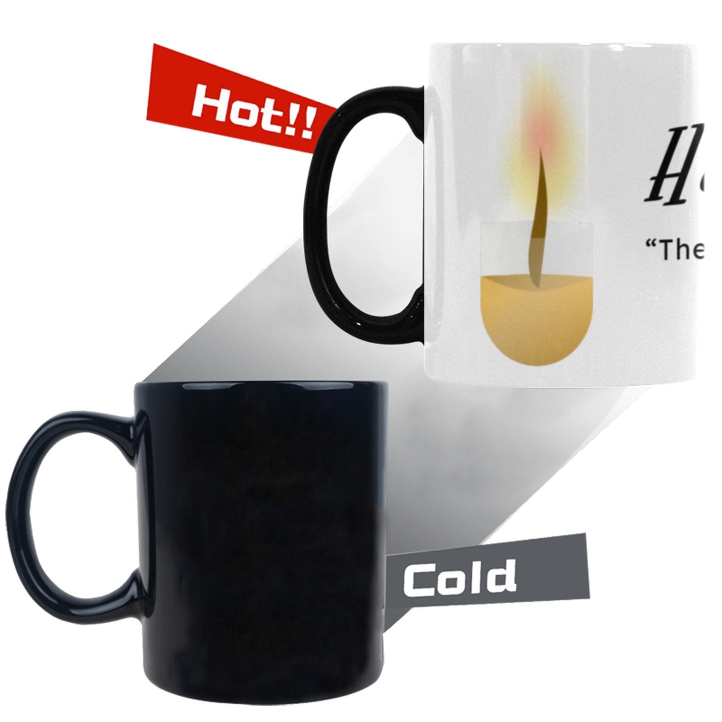 Happy Chanukah - Soul Flame Custom Morphing Mug (11oz)