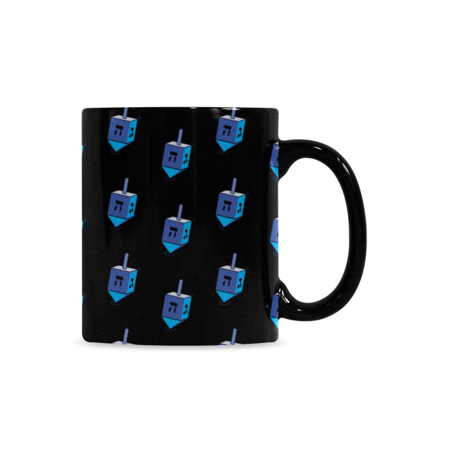 Blue Dreidel Custom Morphing Mug (11oz)
