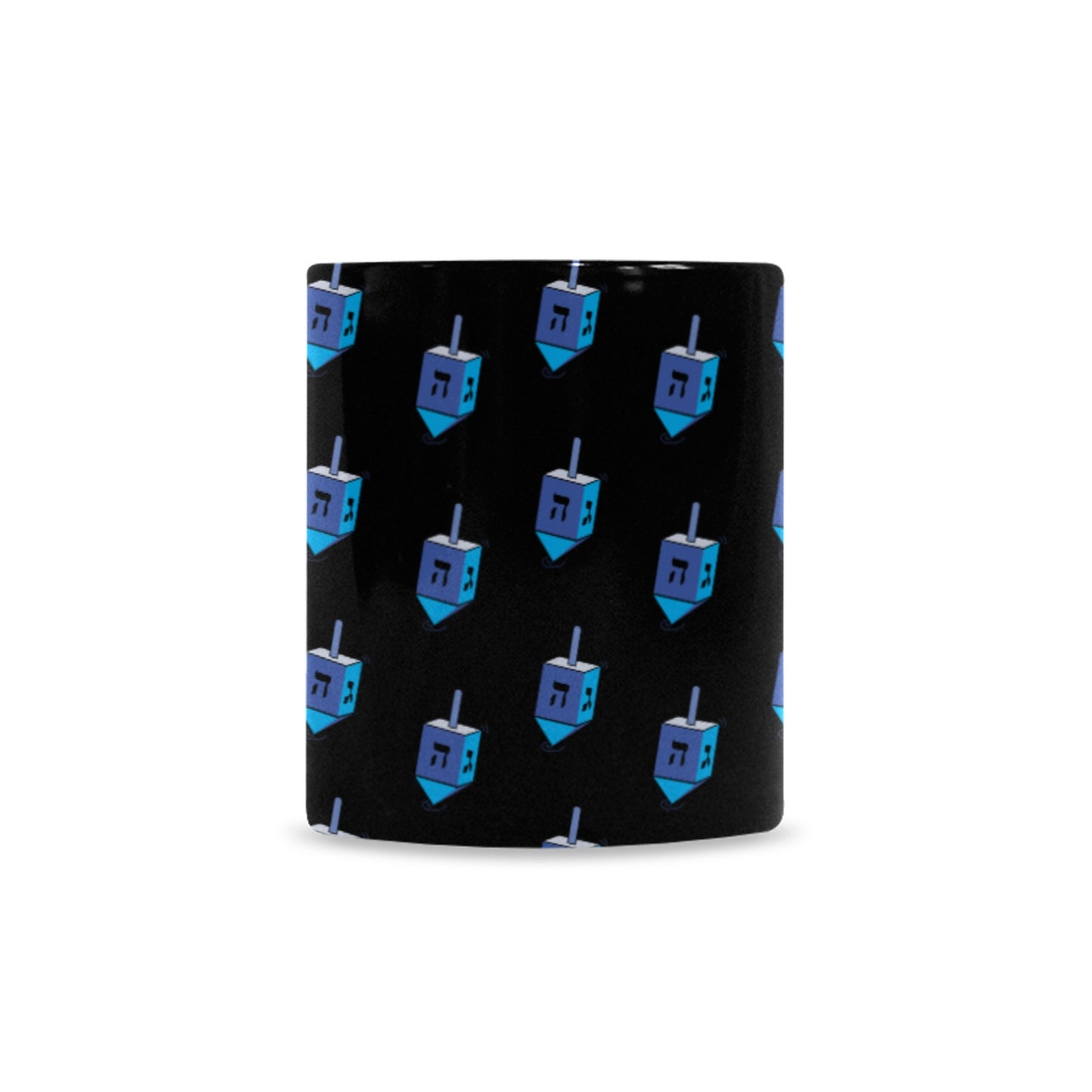 Blue Dreidel Custom Morphing Mug (11oz)