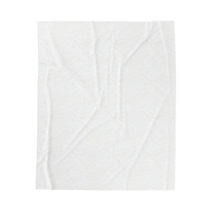 Blue Mitzvah Boy Velveteen Plush Blanket