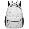 Ahavas Yisroel Hearts in White Children's Backpack