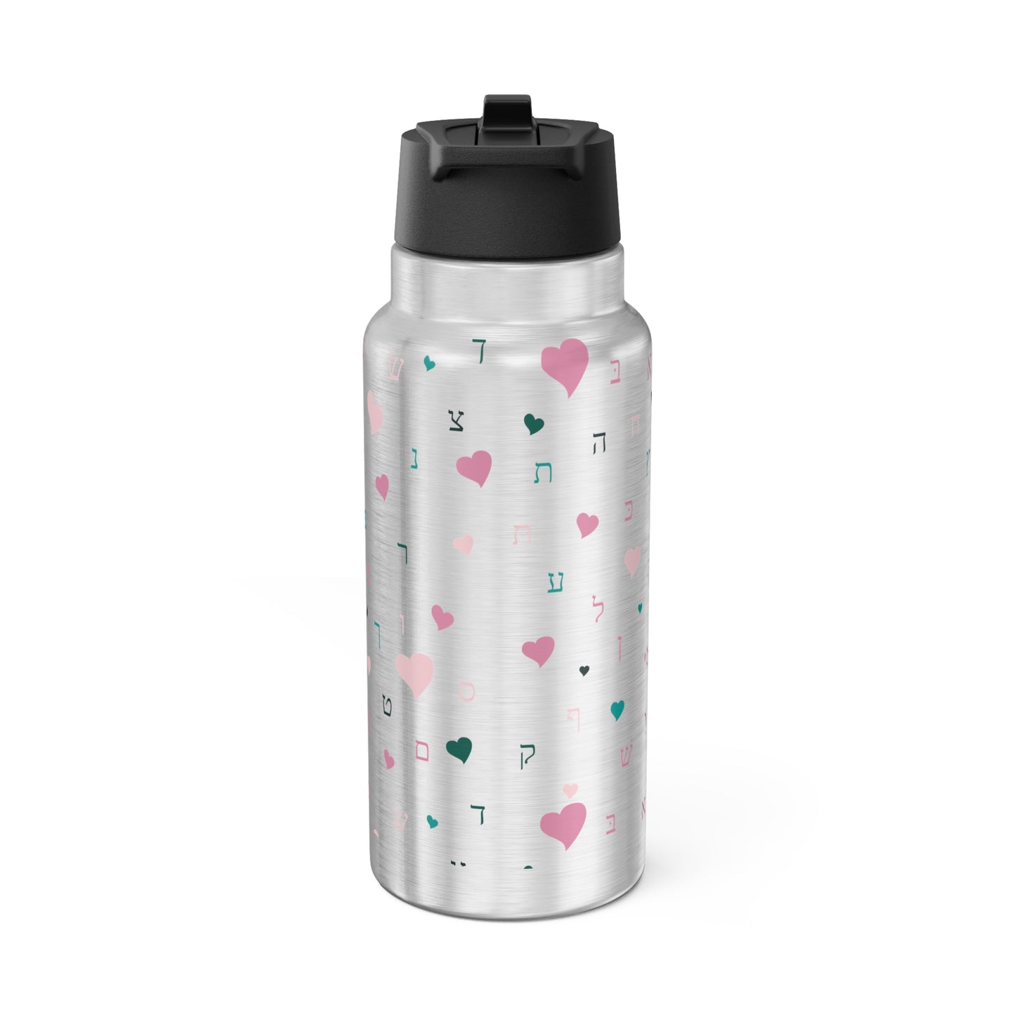 Pink Hearts Gator Tumbler, 32oz