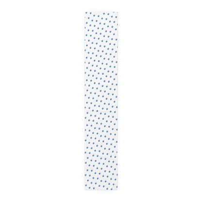 Blue Dreidel Table Runner (Cotton)