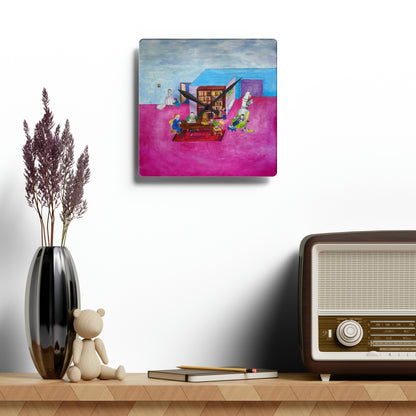 My Jewish Family Acrylic Wall Clock
