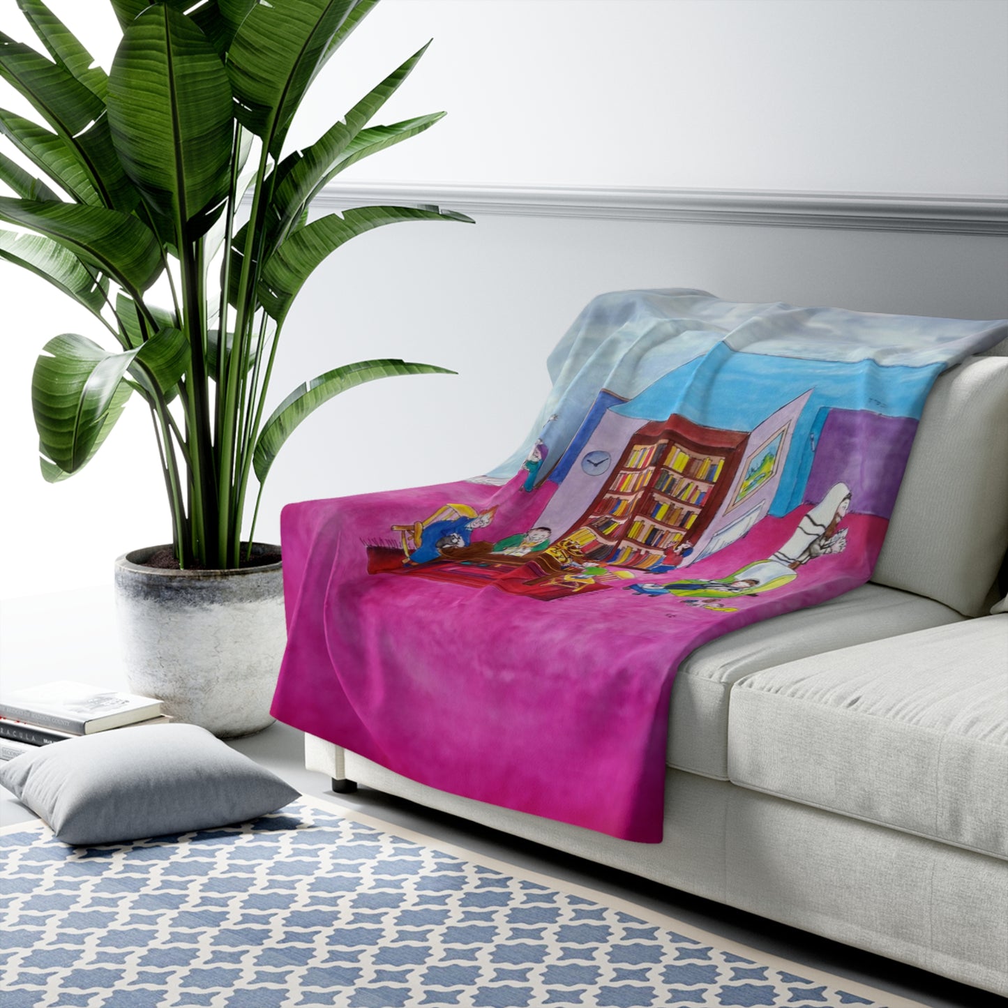My Jewish Family Sherpa Fleece Blanket