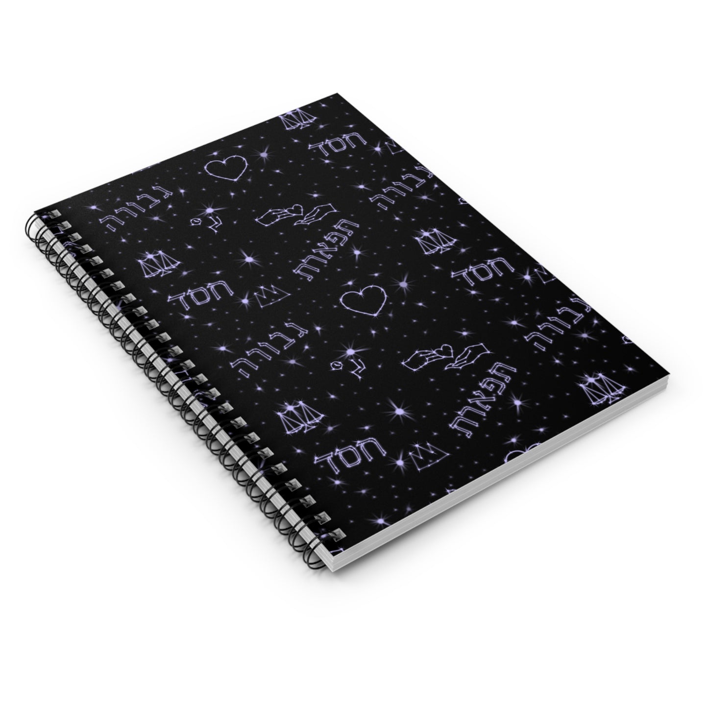 “Chesed • Gevurah • Tiferes” Spiral Notebook – Hebrew Values Series