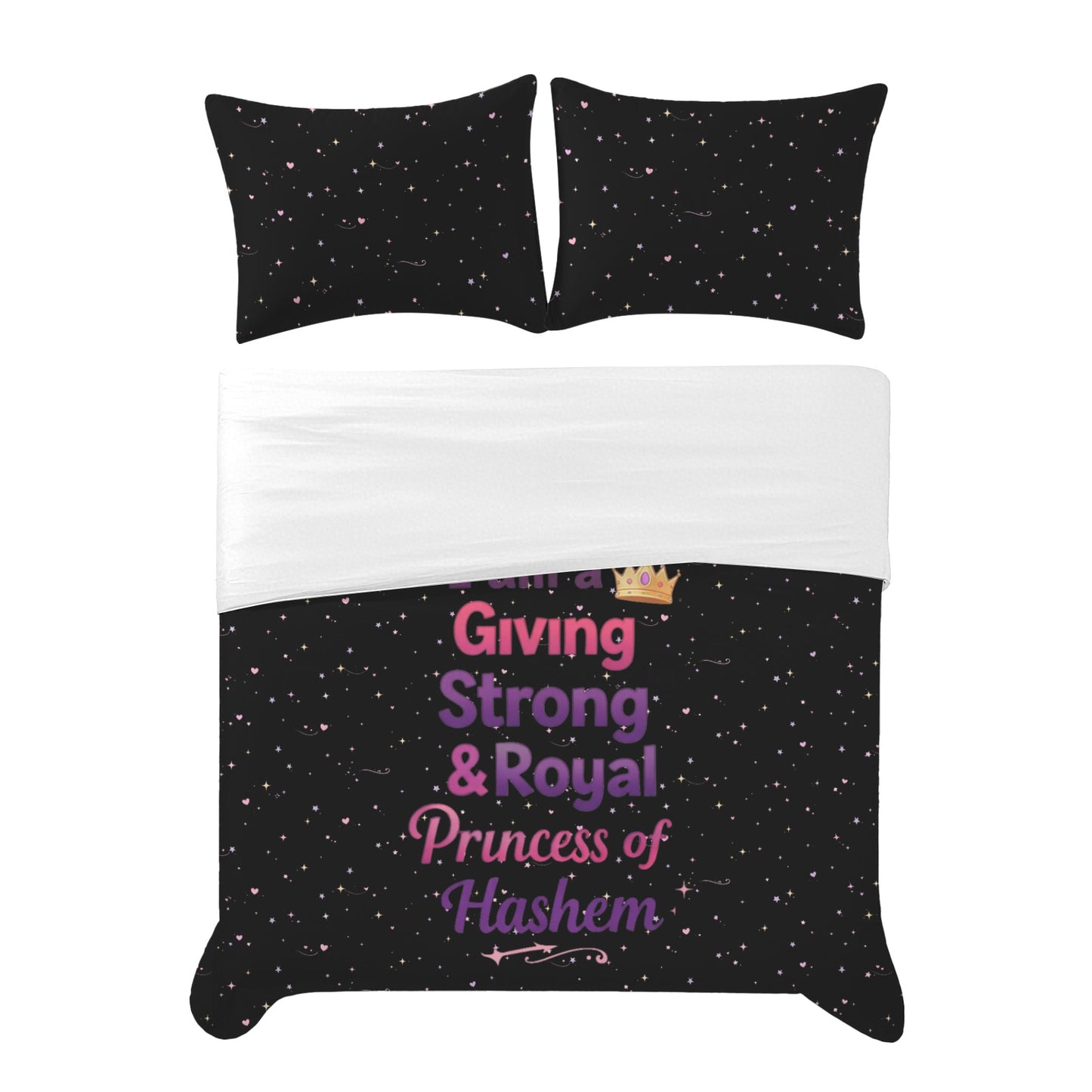 Princess of Hashem | Jewish Girls Twin Bedding Set