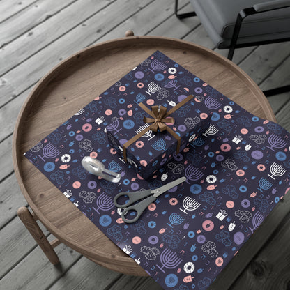 Warm Sunset Chanukah 5785 Gift Wrap Papers