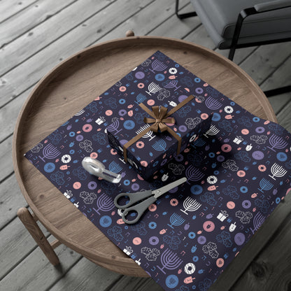 Warm Sunset Chanukah 5785 Gift Wrap Papers