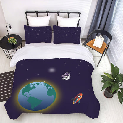 Astronaut Ari | Jewish Boys Twin Bedding Set