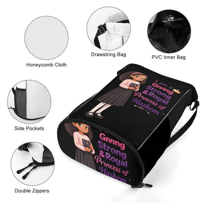Princess of Hashem | Jewish Girls Drawstring Bag