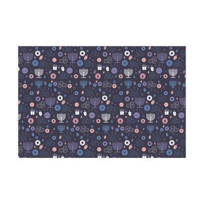Warm Sunset Chanukah 5785 Gift Wrap Papers