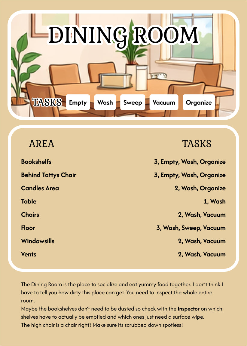 Pesach Cleaning Game - Printable Kit