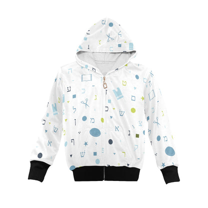 Opsher Boy Little Boys' Zip Up Hoodie (Model H58)