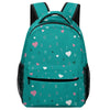 Ahavas Yisroel Hearts with Aleph Beis in Green Children's Backpack
