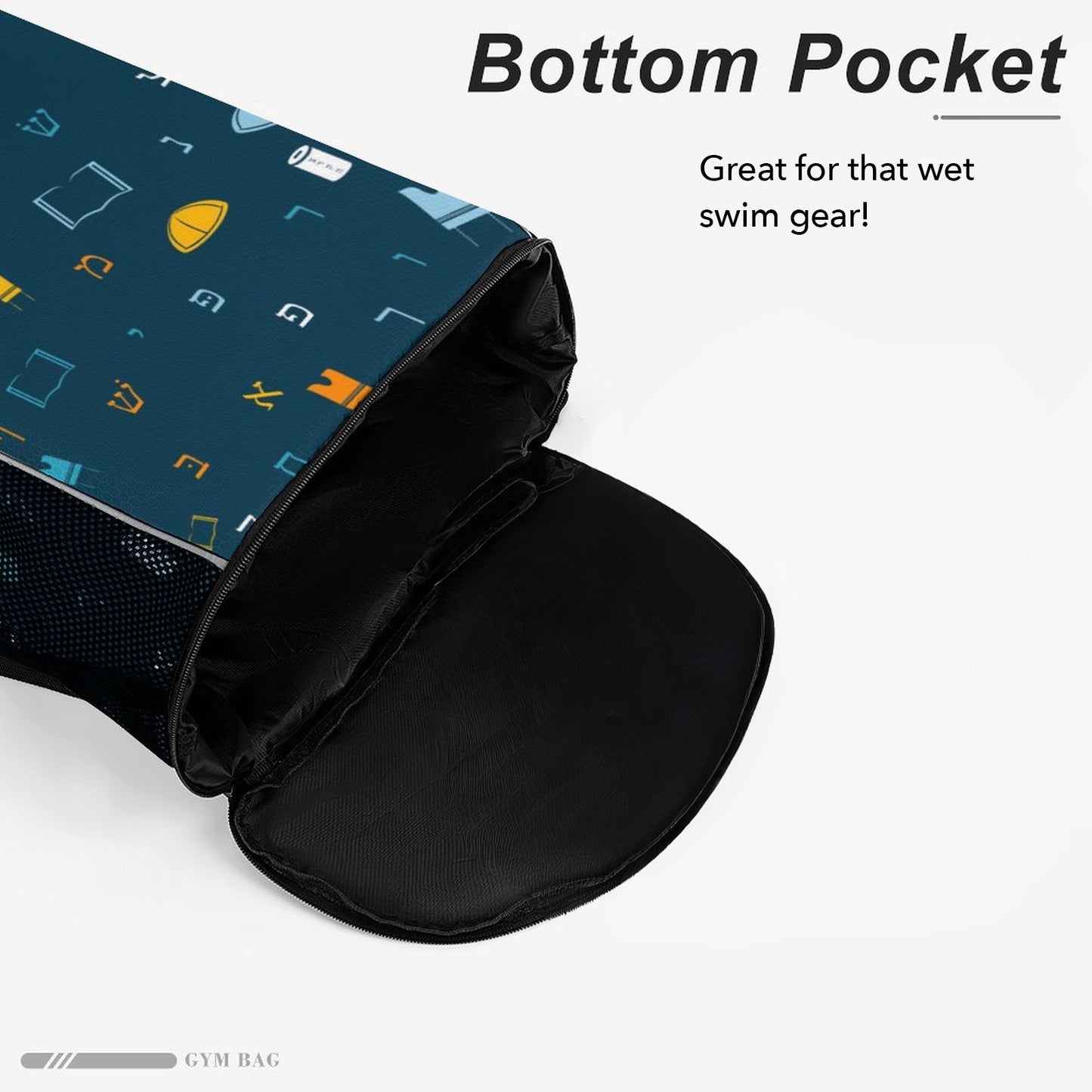 Mitzvah Boy Blue Jewish Boys Versatile Honeycomb Camp Bag