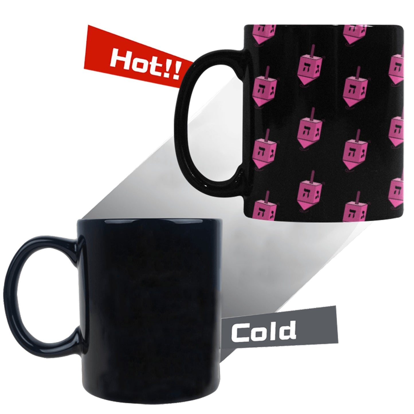 Pink Dreidel Morphing Mug (11oz)