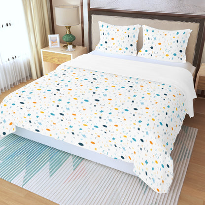 Mitzvah Boy Aleph Beis Three Piece Duvet Cover Set