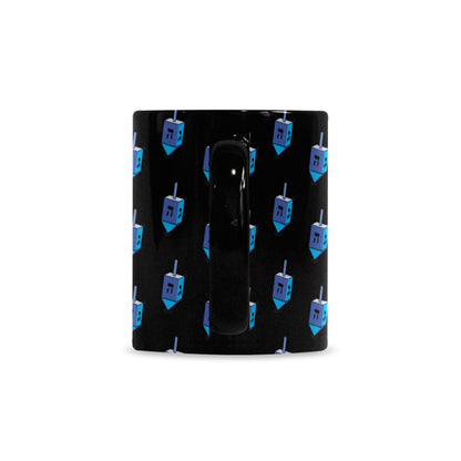 Blue Dreidel Custom Morphing Mug (11oz)