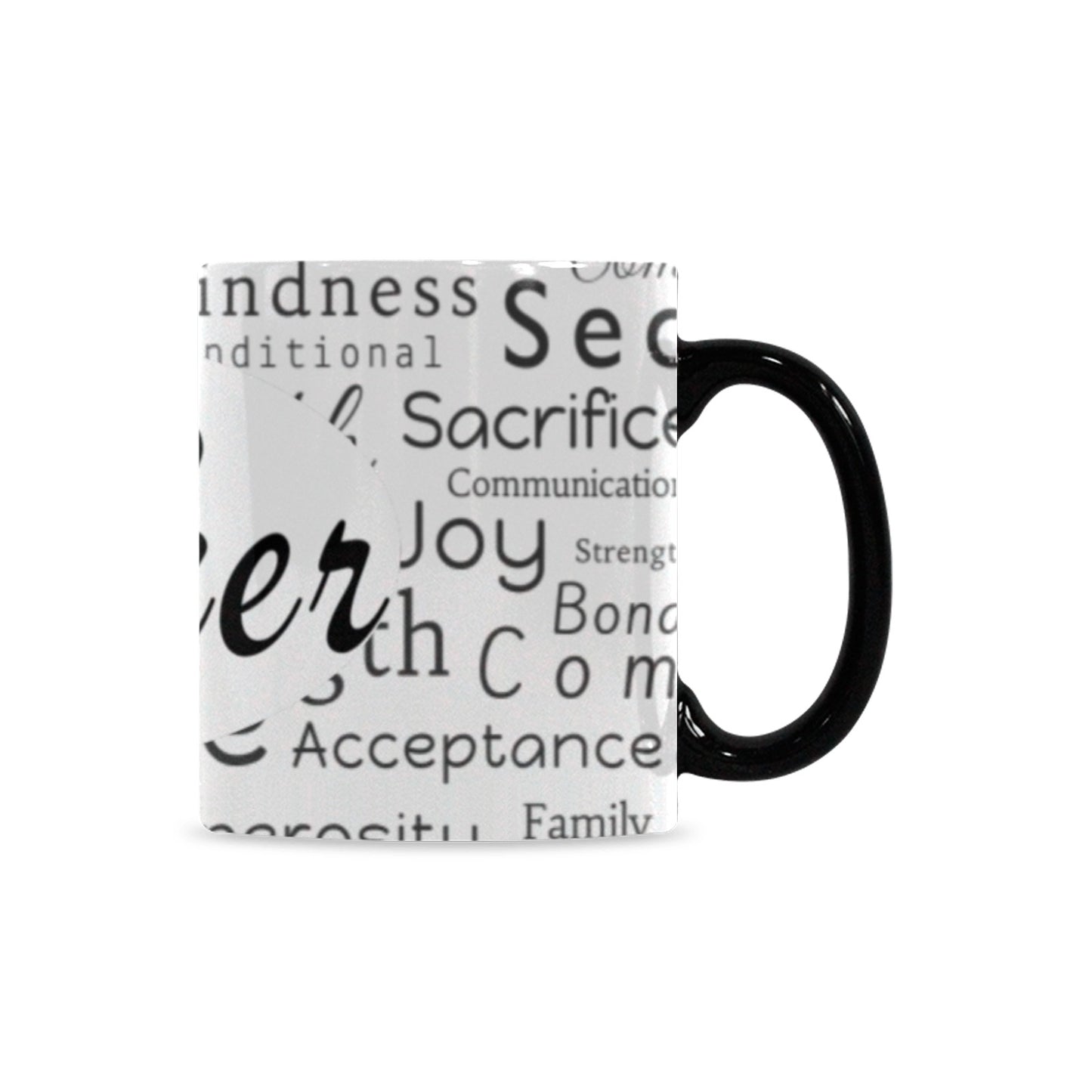 Brother-WordArt Custom Morphing Mug (11oz)
